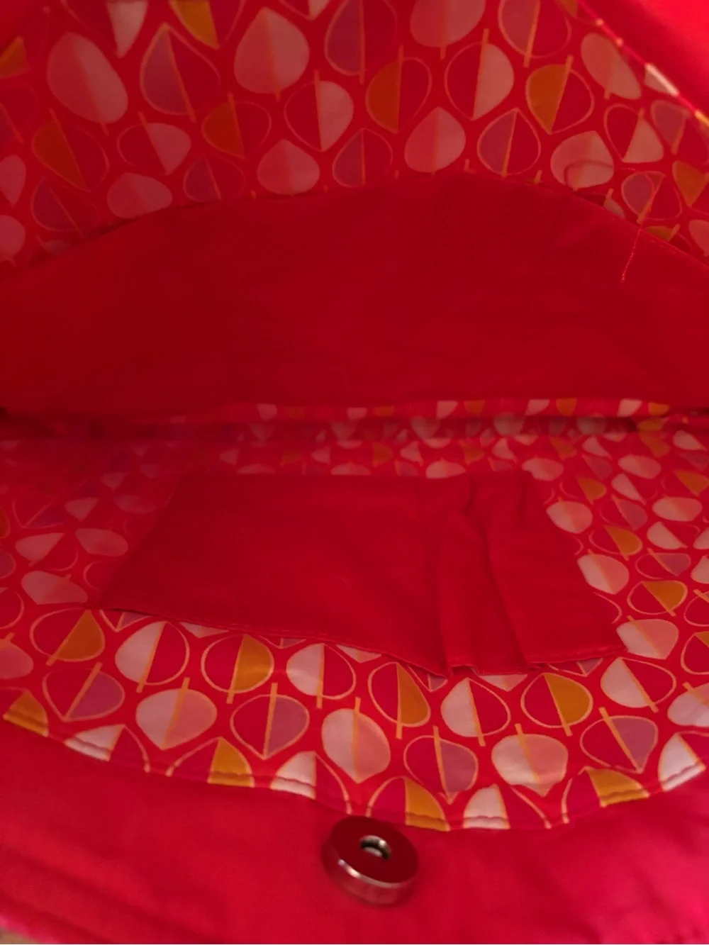 Vera Bradley Quilted Coral-Red Tote